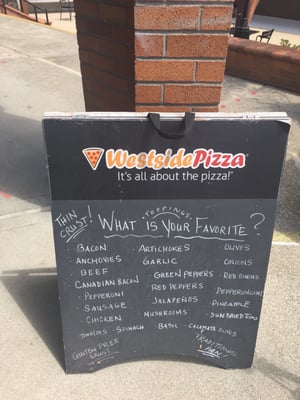 Menu photo 2 Westside Pizza Bellingham, WA