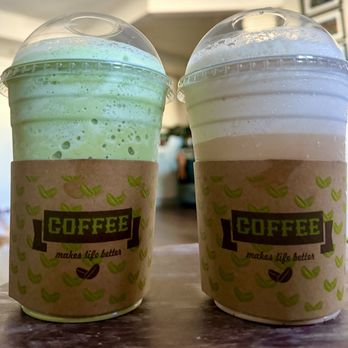 Coffee Corner - Green Tea and Spanish Lattee - Coffee & Tea Near Me - Los Angeles, California