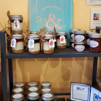 Drizzles - Our newest local products from Sugar & Bice. Personal cheesecakes, Jalapeno hot pepper jelly and fig preserves. - Olive Oil Near Me - Cape Charles, Virginia