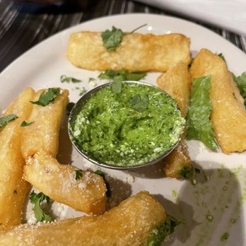 Cuban Burger - Yuca Yucca Fried Con Salsa Verde - Cuban Near Me - Harrisonburg, Virginia
