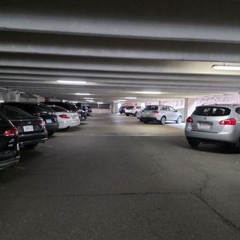 The Arcade Garage - Reserved parking spots on right for monthly subscribers - Parking Near Me - Providence, Rhode Island