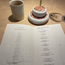 Wine menu