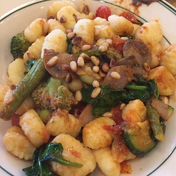 Mandola's Italian - Gnocchi in a vegetable sauce. The veggies had gone bad. - Italian Near Me - Austin, Texas