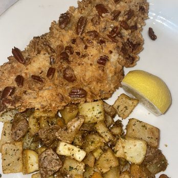 Porter & Luke's - Pecan Crusted Catfish - Seafood Near Me - Metairie, Louisiana Porter & Luke's - Pecan Crusted Catfish - Seafood Near Me - Metairie, Louisiana