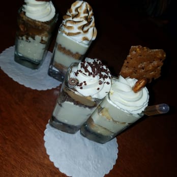 Seasons 52 - Mocha, Amaretto, Key Lime & pecan pie shooters - New American Near Me - Oak Brook, Illinois Seasons 52 - Mocha, Amaretto, Key Lime & pecan pie shooters - New American Near Me - Oak Brook, Illinois