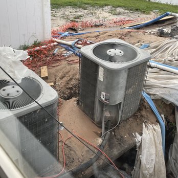 Tropical Escapes Pool Builders - Erosion under our AC units. - Pool & Hot Tub Service Near Me - Land O' Lakes, Florida