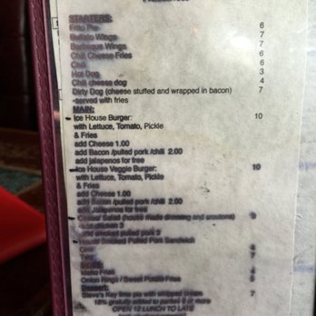 Brooklyn Ice House - Regular menu. Daily Specials on the board. - Barbeque Near Me - Brooklyn, New York Brooklyn Ice House - Regular menu. Daily Specials on the board. - Barbeque Near Me - Brooklyn, New York