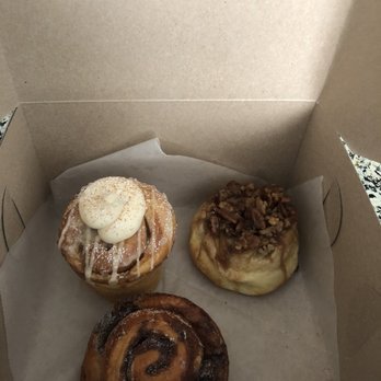 Brightside Bakeshop - Cinnaroll, caramel pecan sticky bun, and double chocolate roll - Bakeries Near Me - Nashville, Tennessee