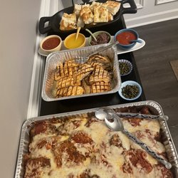 Lucia's Italian Restaurant - Chicken parm Salmon
