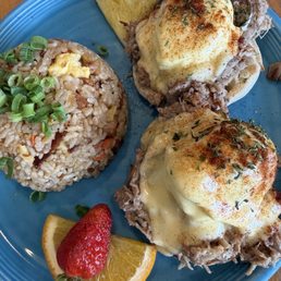 Kalua pork benny Kalua pork benny