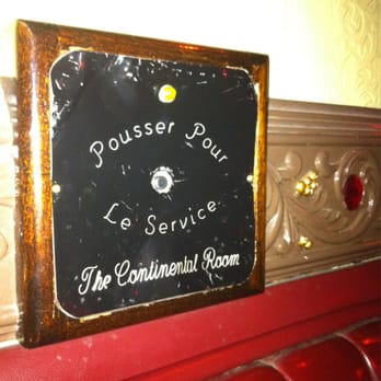 The Continental Room - The service button when you sit in a booth. Don't think they work, but cool old school setup. - Lounges Near Me - Fullerton, California The Continental Room - The service button when you sit in a booth. Don't think they work, but cool old school setup. - Lounges Near Me - Fullerton, California