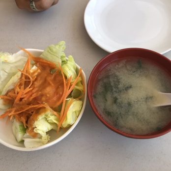 Chikurin - Miso Soup and House Salad - Japanese Near Me - Brooklyn, New York