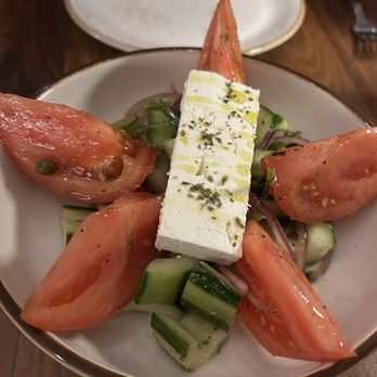 Molyvos - Greek Village Salad - Wine Bars Near Me - New York, New York