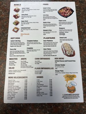 Menu photo 4 Junior Colombian Burger Orlando, FL