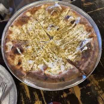 EVO Pizzeria - Pistachio pesto pizza - Pizza Near Me - North Charleston, South Carolina EVO Pizzeria - Pistachio pesto pizza - Pizza Near Me - North Charleston, South Carolina