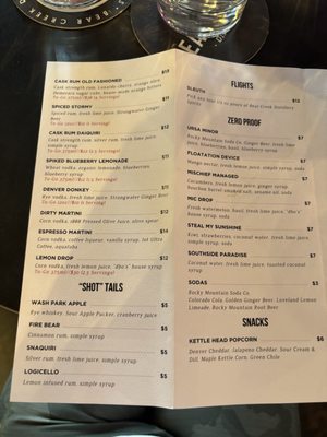 Menu photo 3 Bear Creek Distillery Denver, CO Menu photo 3 Bear Creek Distillery Denver, CO