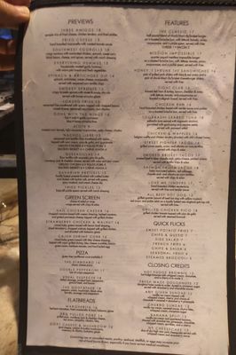 Menu photo 1 Star Cinema Grill Houston, TX