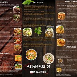 The Heart of Asian Fusion - Menu