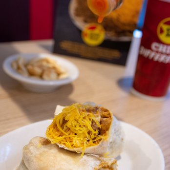 Gold Star - a burrito on a white plate - Fast Food Near Me - Mount Orab, Ohio