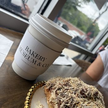 Bakery Museum & Co - Dubai Chocolate Croissant - Cafes Near Me - Fairfax, Virginia
