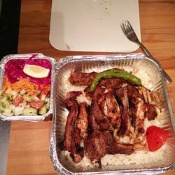 Anatolia - Mix kebab with rice takeaway.