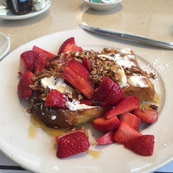 Central Diner & Grille - Hallah bread French toast with strawberries, bananas, pecans, honey. Half order!! - Diners Near Me - Pittsburgh, Pennsylvania Central Diner & Grille - Hallah bread French toast with strawberries, bananas, pecans, honey. Half order!! - Diners Near Me - Pittsburgh, Pennsylvania