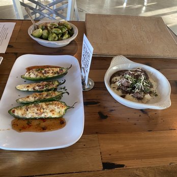 Skyline Kitchen & Vine - Baked Jalapeno Poppers, Brussels Sprouts, Prime Filet Tips App - New American Near Me - Reno, Nevada Skyline Kitchen & Vine - Baked Jalapeno Poppers, Brussels Sprouts, Prime Filet Tips App - New American Near Me - Reno, Nevada