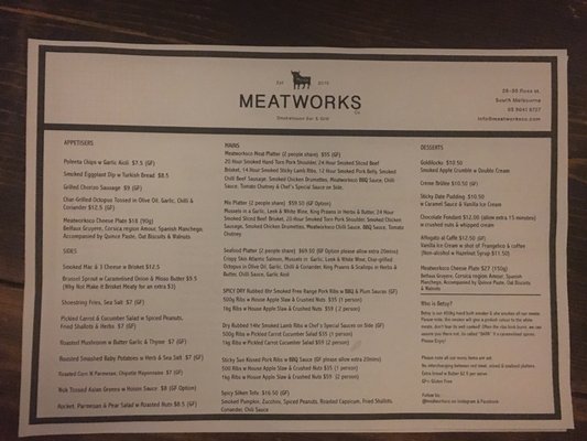 Menu photo 1 Meatworks Co South Melbourne, VIC Menu photo 1 Meatworks Co South Melbourne, VIC