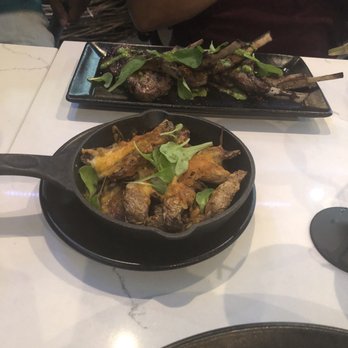 BLK SWAN - Lamb chops & potato casserole - New American Near Me - Baltimore, Maryland BLK SWAN - Lamb chops & potato casserole - New American Near Me - Baltimore, Maryland