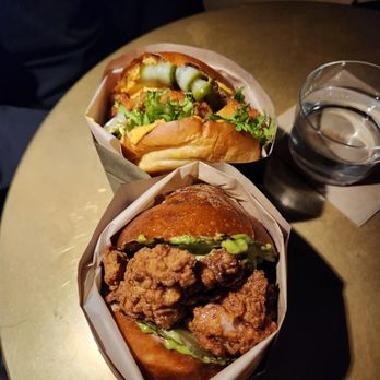 Double Chicken Please - Salted Duck Egg Sandwich, Hot Honey Sandwich - Cocktail Bars Near Me - New York, New York Double Chicken Please - Salted Duck Egg Sandwich, Hot Honey Sandwich - Cocktail Bars Near Me - New York, New York