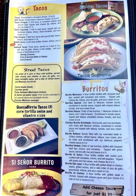 Menu photo 3 Si Senor Mex Mex Grill Granite City, IL