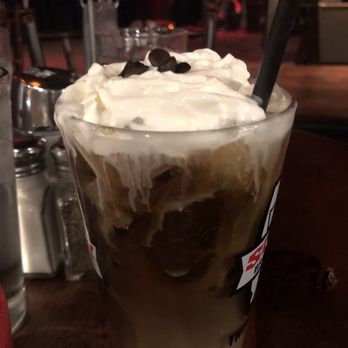 Hell's Kitchen - Iced Darwin's coffee - New American Near Me - Minneapolis, Minnesota