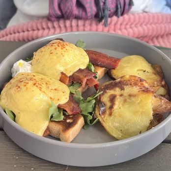 Sugar and Scribe - Eggs Benedict - Bakeries Near Me - La Jolla, California Sugar and Scribe - Eggs Benedict - Bakeries Near Me - La Jolla, California