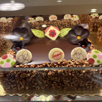 Schubert's Bakery - Cake size Chocolate Mousse cake w/Almonds - Bakeries Near Me - San Francisco, California