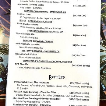 Fluid State Beer Garden - Menu - Bars Near Me - Ventura, California Fluid State Beer Garden - Menu - Bars Near Me - Ventura, California