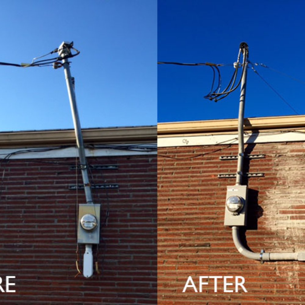 Green Lake Electric - Green Lake Electric fixed the heavy tension lean on my meter mast. Stand up work for a solid price. - Electricians Near Me Green Lake Electric - Green Lake Electric fixed the heavy tension lean on my meter mast. Stand up work for a solid price. - Electricians Near Me