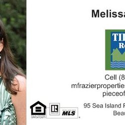 Tideland Realty Beaufort - Melissa Frazier, Realtor Tideland Realty