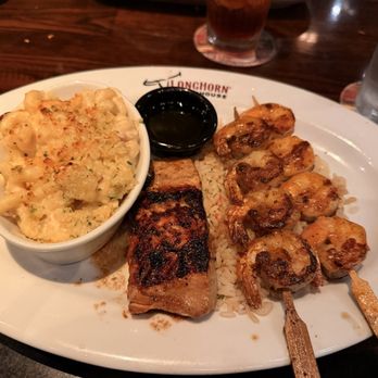LongHorn Steakhouse - 7oz. LongHorn Salmon with 8ct. Redrock Grilled Shrimp - Steakhouses Near Me - Rancho Cucamonga, California