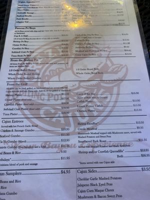 Menu photo 1 Crazy Cajuns' Boiling Pot Birmingham, AL