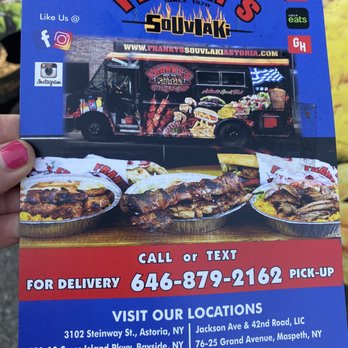 Franky’s Souvlaki - Several locations all over Queens. - Food Trucks Near Me - Bayside, New York Franky’s Souvlaki - Several locations all over Queens. - Food Trucks Near Me - Bayside, New York