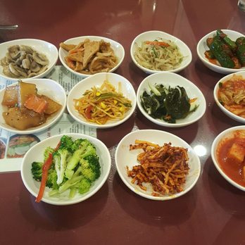 Mama's House - Small foods in beakers that come with your meal. - Korean Near Me - Indianapolis, Indiana