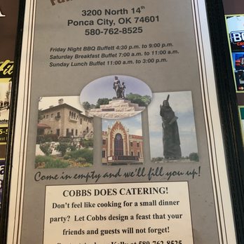 JW Cobbs - a sign for a restaurant - New American Near Me - Ponca City, Oklahoma