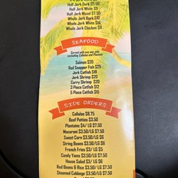 Jerk Flavors - Joliet - Menu