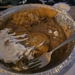 Shredded Beef enchiladas!