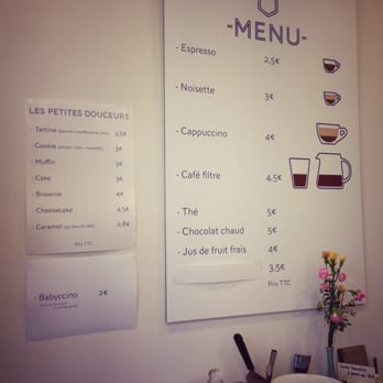 Hexagone Café - Carte... - Coffee Roasteries Near Me - Paris, 01 Hexagone Café - Carte... - Coffee Roasteries Near Me - Paris, 01