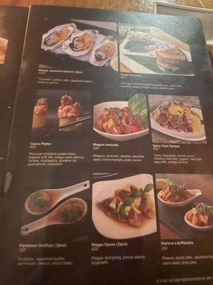 Menu photo 1 Nikkei Makati, NCR