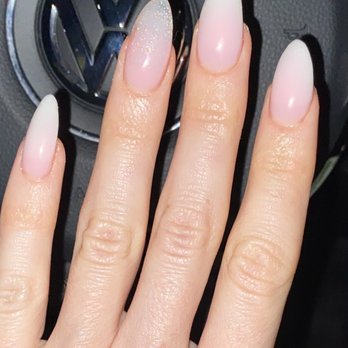 Husker Nails & Spa - SNS dip powder ombré stiletto manicure $40 - Nail Salons Near Me - Lincoln, Nebraska