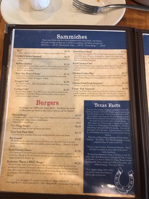 Menu photo 6 Texas Great Country Cafe Whitney, TX Menu photo 6 Texas Great Country Cafe Whitney, TX