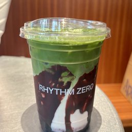 Blackberry pie matcha Blackberry pie matcha