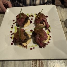 Beef Wellington appetizer